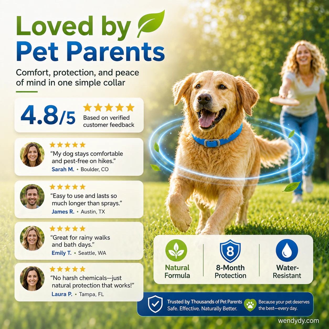 š„ā°LIMITED TIME 50% OFF!š„50K+ SOLD! Natural Essential Oil Pet Pest Repellent Collarš¶ - Image 9