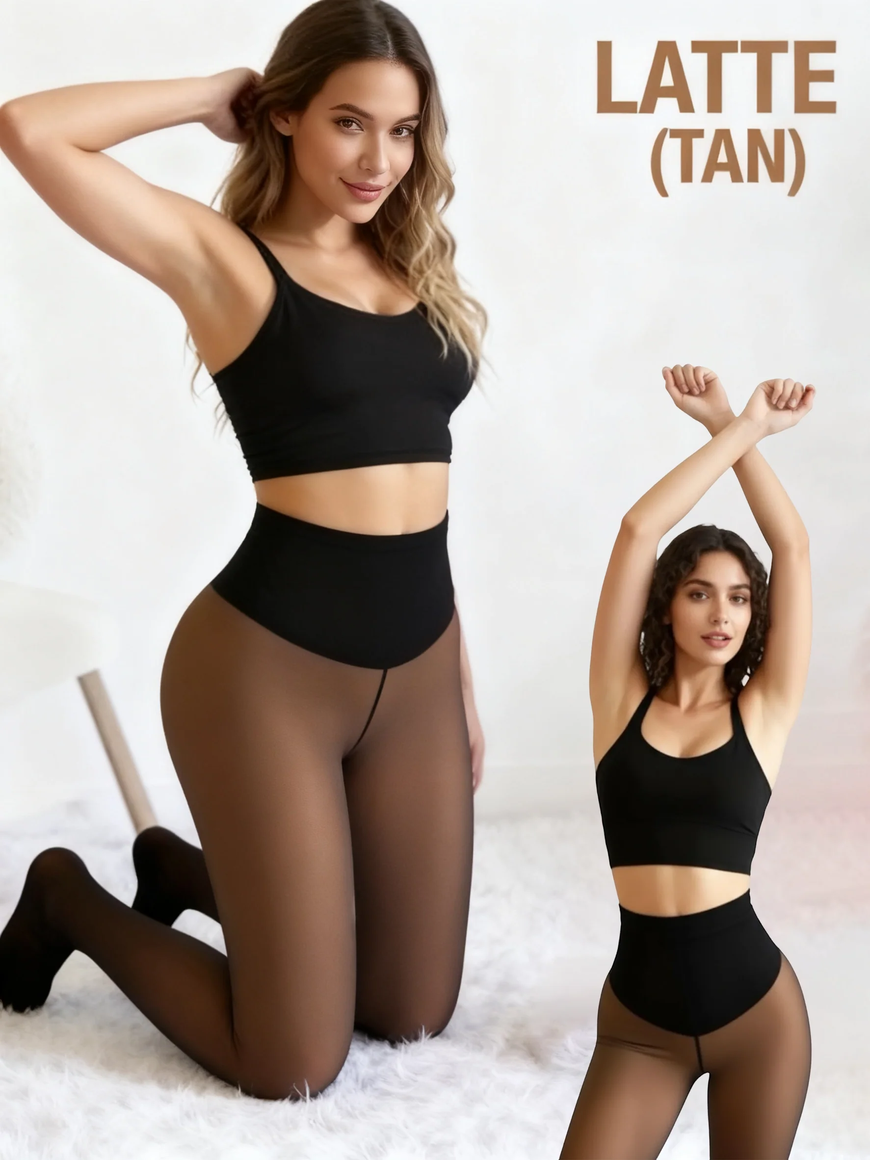 🔥Hot Sale 50% OFF!!⚡50K+ SOLD!❄️One-Seam Shaping Fleece Leggings✨✨Stay Warm.Look Snatched. 💕 - Image 14