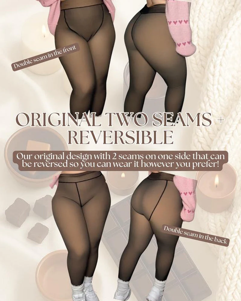 🔥Hot Sale 50% OFF!!⚡50K+ SOLD!❄️One-Seam Shaping Fleece Leggings✨✨Stay Warm.Look Snatched. 💕 - Image 5