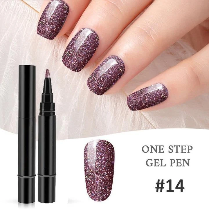 💅 Limited Time Buy 1 Get 1 Free - £9.99! ✨One Step Nail Gel Pen🎨Free handheld mini UV nail lamp💡 - Image 15