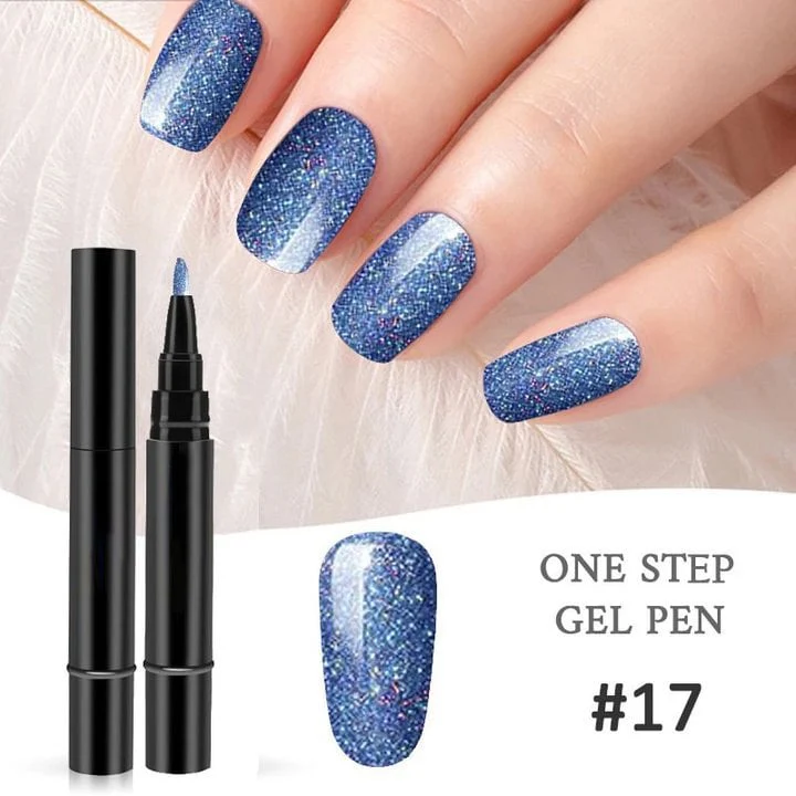 💅 Limited Time Buy 1 Get 1 Free - £9.99! ✨One Step Nail Gel Pen🎨Free handheld mini UV nail lamp💡 - Image 18