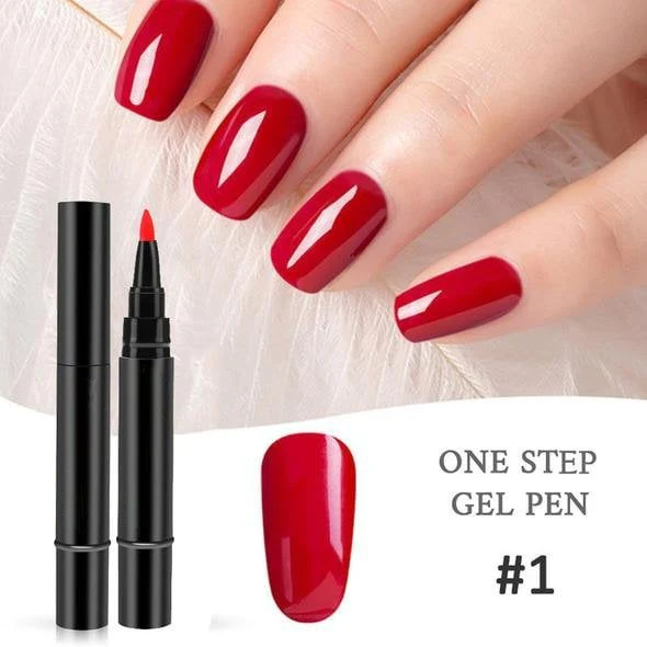 💅 Limited Time Buy 1 Get 1 Free - £9.99! ✨One Step Nail Gel Pen🎨Free handheld mini UV nail lamp💡 - Image 2