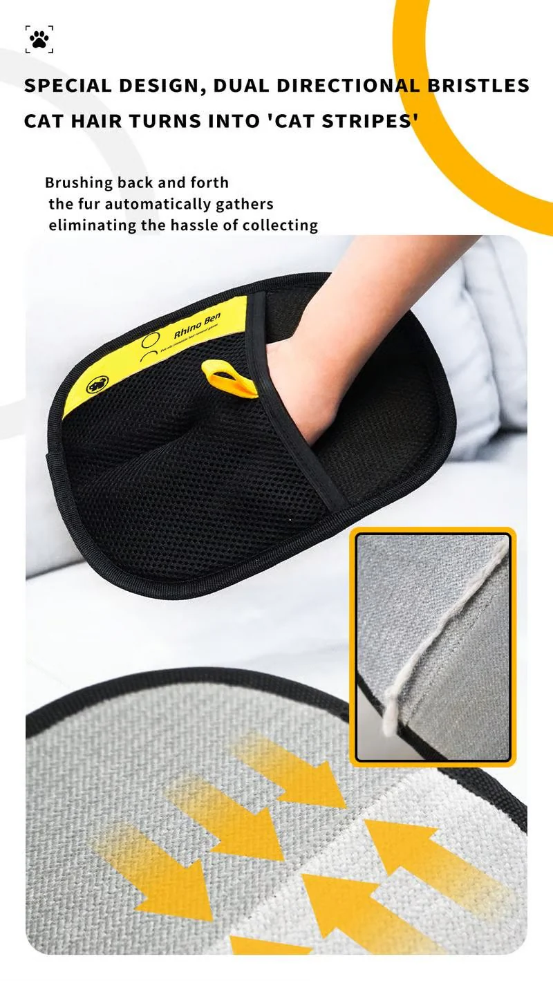 🔥LAST DAY PROMOTION - Buy 1 Get 1 Free🐱🐕✨ Pet Hair Remover Electrostatic Gloves - Image 10