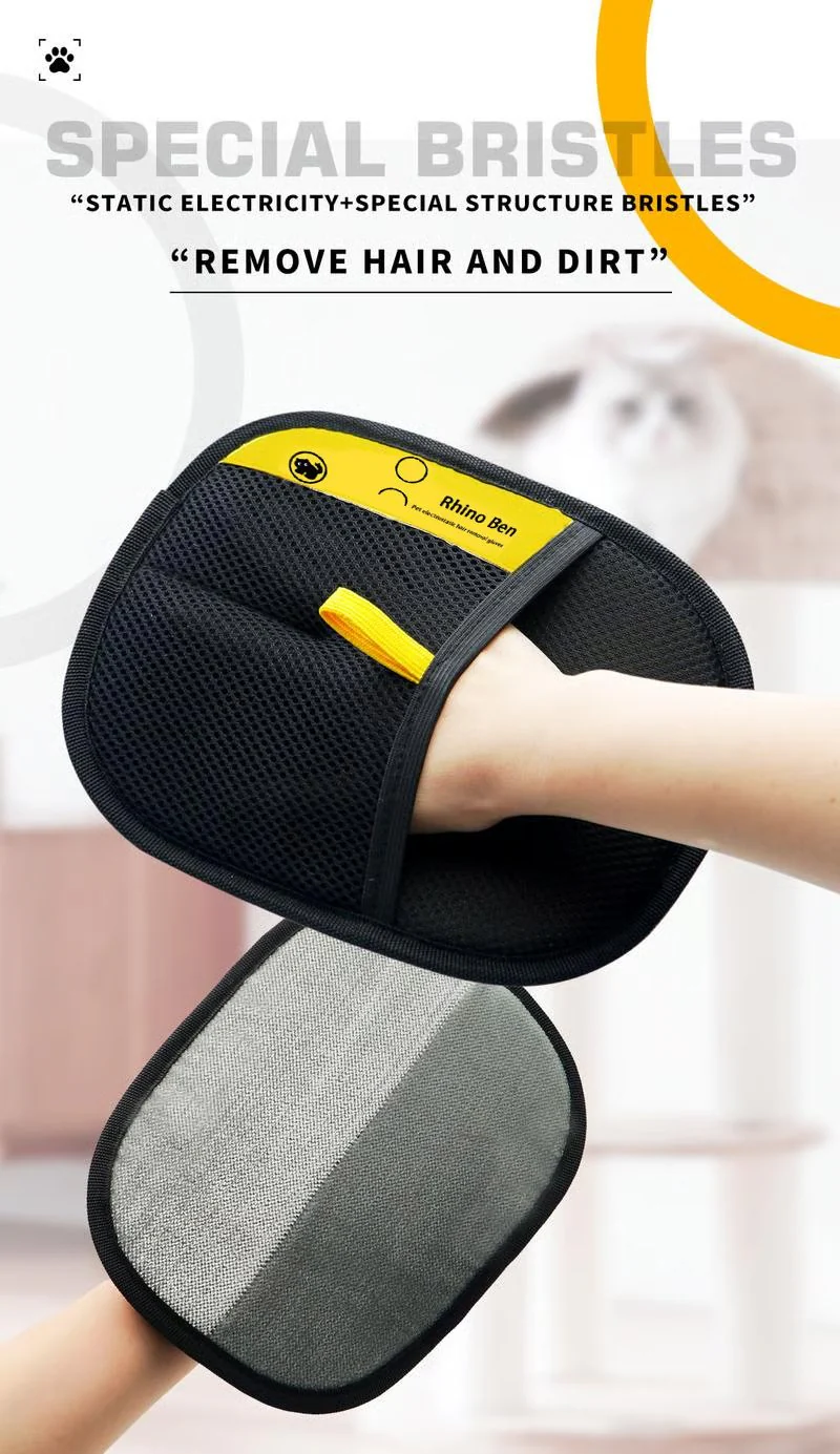 🔥LAST DAY PROMOTION - Buy 1 Get 1 Free🐱🐕✨ Pet Hair Remover Electrostatic Gloves - Image 9