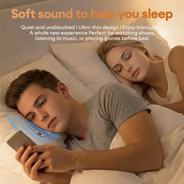 👍Surprise Price £13.99!!🔥Ultra-Thin Bluetooth Pillow Speaker with Bluetooth 6.0 - Bone Conduction Technology - Image 5