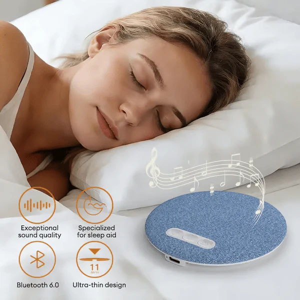 👍Surprise Price £13.99!!🔥Ultra-Thin Bluetooth Pillow Speaker with Bluetooth 6.0 - Bone Conduction Technology - Image 7