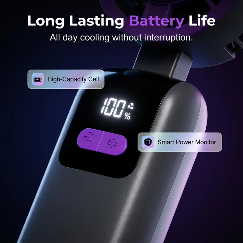 Portable Handheld Cooling Fan - Image 6