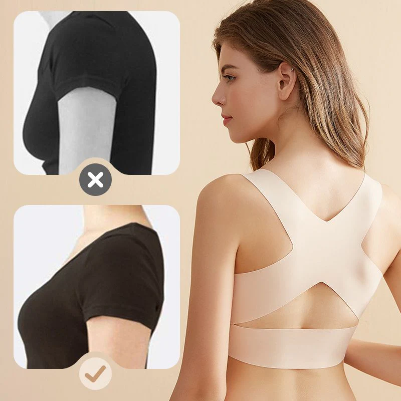 🎉LAST DAY SALE -70% OFF⚡Front Closure Cross-Back Wireless Posture Bra - Image 30