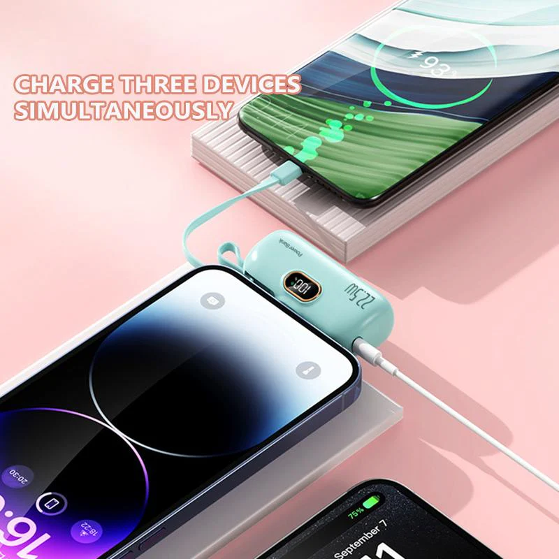 🔋✨FLASH SALE - £12.99!!👍5000mAh Mini Portable Charger Power Bank for phone - Image 4