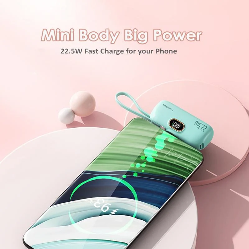 🔋✨FLASH SALE - £12.99!!👍5000mAh Mini Portable Charger Power Bank for phone - Image 5