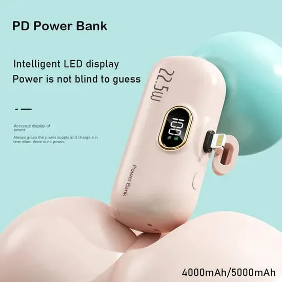🔋✨FLASH SALE - £12.99!!👍5000mAh Mini Portable Charger Power Bank for phone - Image 6