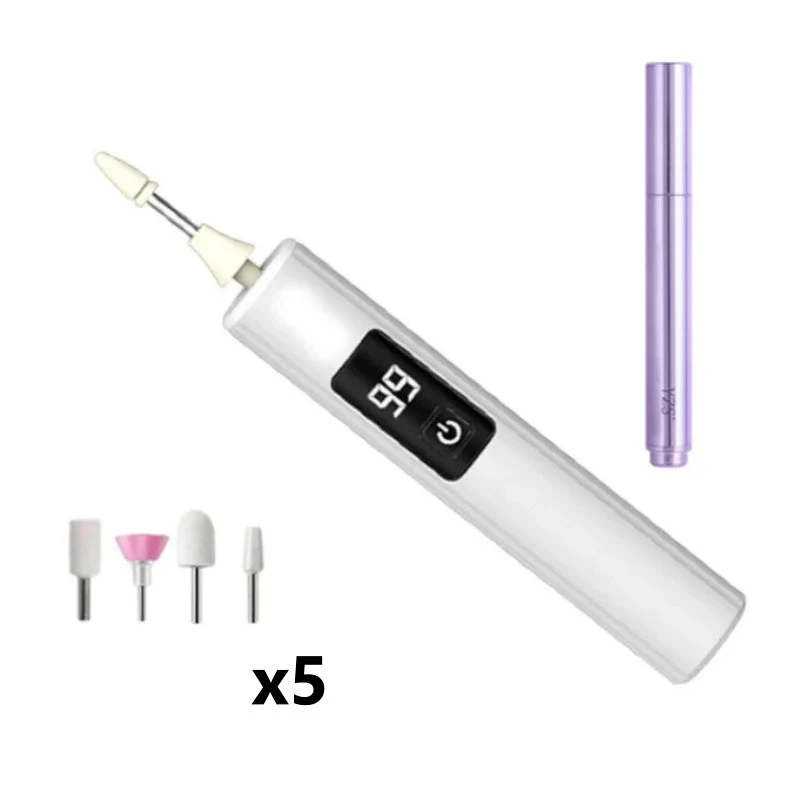 🥳2026 HOT SALE🥳💞50K+ SOLD!💅✨ 50% OFF! Professional Electric Nail Polisher – Smooths thick nails, 99-speed display. Multiple heads for shaping & buffing. Salon at home! 🌟💎 - Image 18