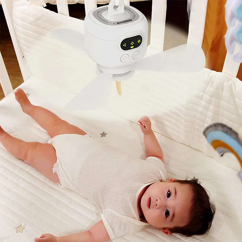 ⏰ Zeitlich begrenztes Angebot: 50% RABATT auf wiederaufladbaren Deckenventilator mit LED! 🌬️✨ - Image 4