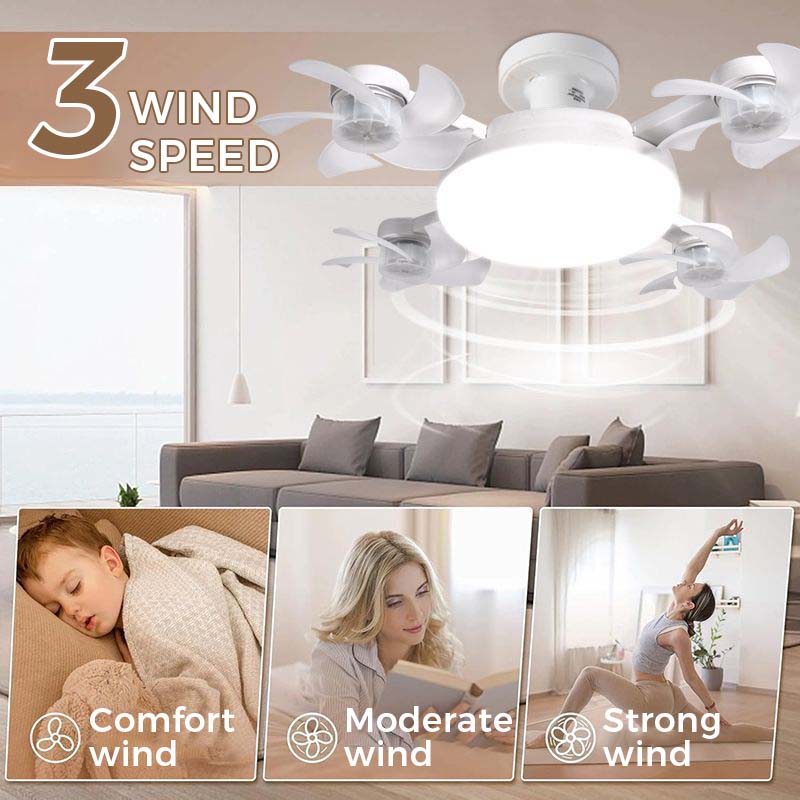 🏆LAST DAY SALE 50% OFF🎉💥Remote-Controlled LED Ceiling Fan Light - Image 3