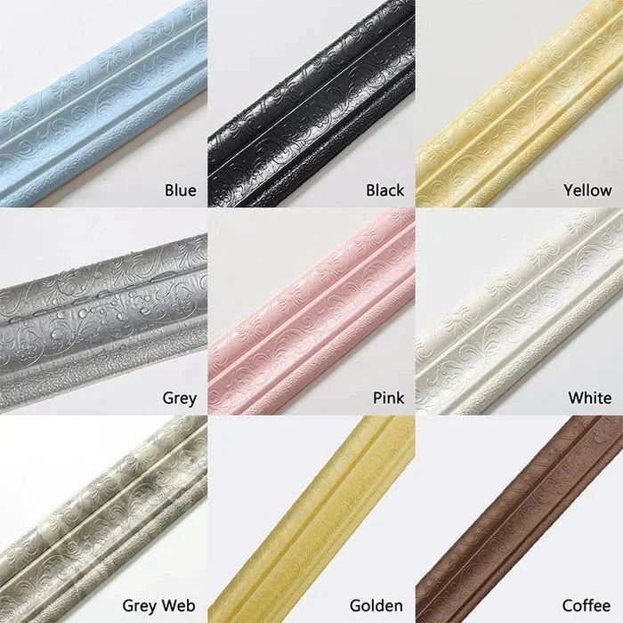 3D Wall Edging-Self-Adhesive Environmental Protection 3D Wall Edging Strip - Image 10