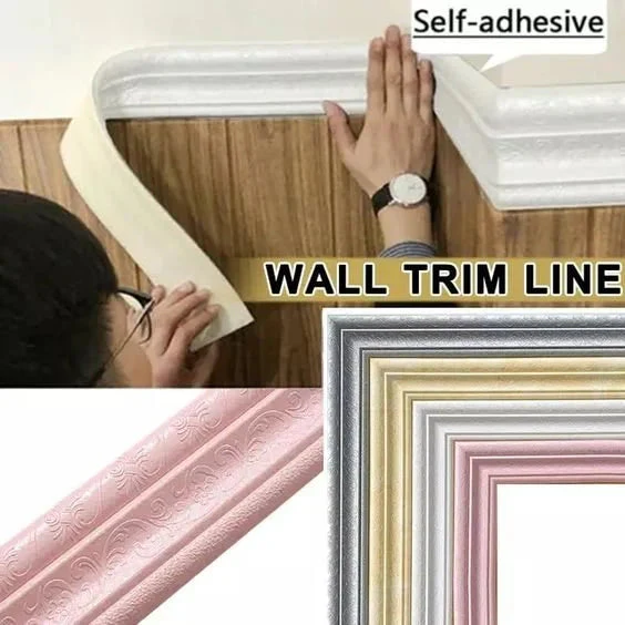 3D Wall Edging-Self-Adhesive Environmental Protection 3D Wall Edging Strip - Image 20