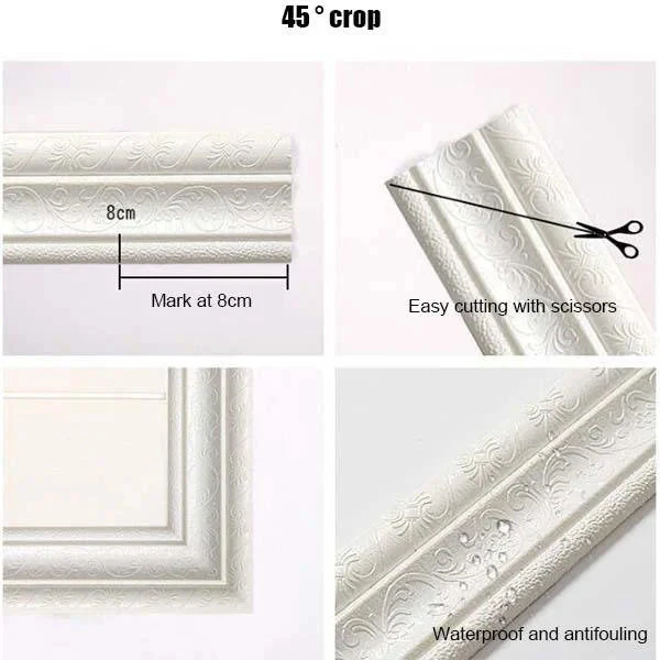 3D Wall Edging-Self-Adhesive Environmental Protection 3D Wall Edging Strip - Image 7