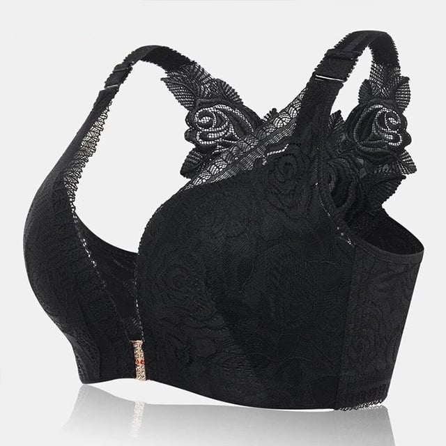 đ„HOT SALE 49% OFFđ„Rose Embroidery Front Closure Wirefree Bra - Image 10