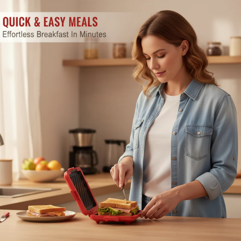 🔥2026 New Arrivals: 50% Off for a Limited Time!🔥Microwave Toaster & Sandwich Maker For Fast Cooking - Image 2