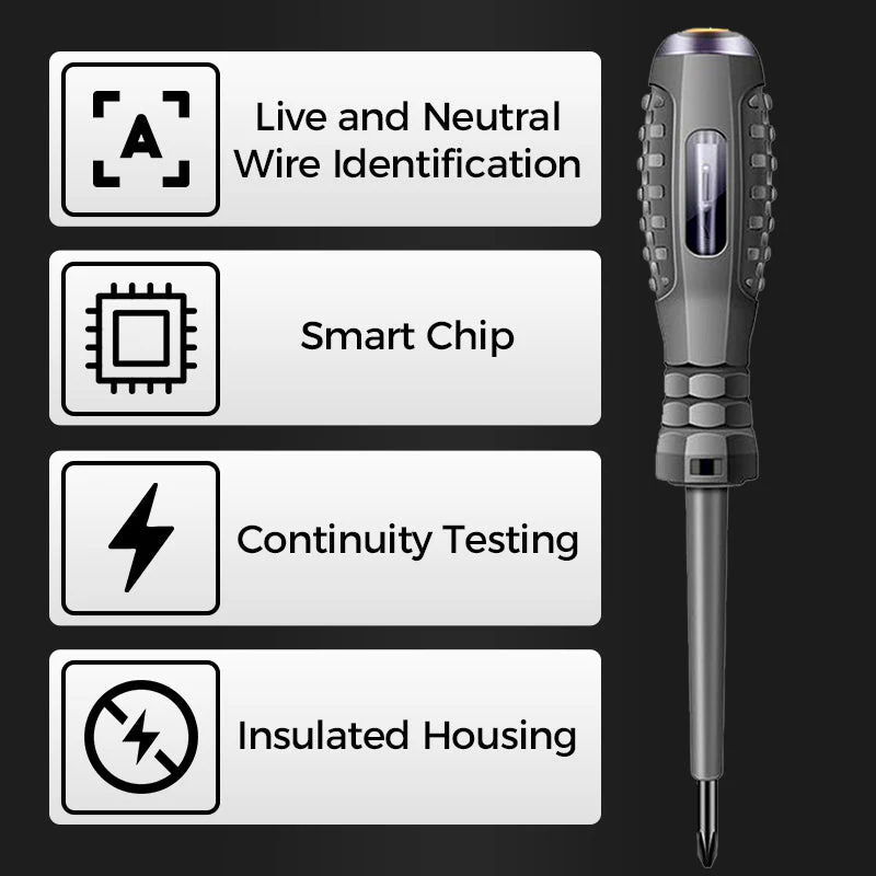 2-in-1 High Torque Strong Magnetic Screwdriver Electricity Detector - Image 2