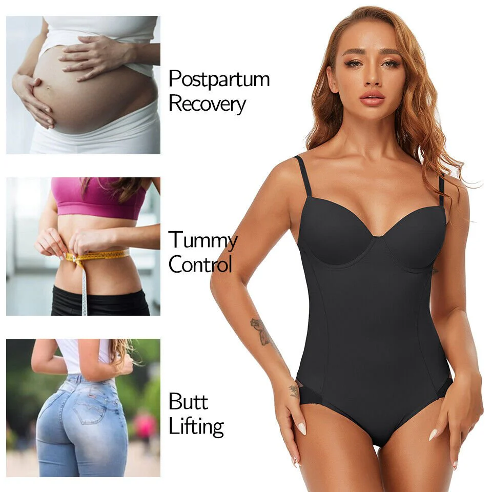 🔥LAST DAY SALE 50% OFF🔥Shapewear Bodysuit with Bra | Ruched Slimming Adjustable Waist✨ - Image 10