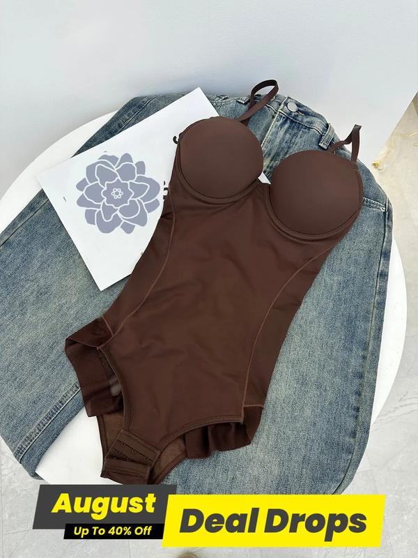 🔥LAST DAY SALE 50% OFF🔥Shapewear Bodysuit with Bra | Ruched Slimming Adjustable Waist✨ - Image 17