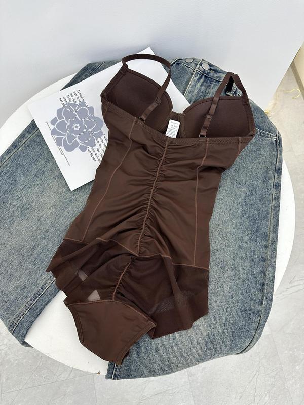 🔥LAST DAY SALE 50% OFF🔥Shapewear Bodysuit with Bra | Ruched Slimming Adjustable Waist✨ - Image 18