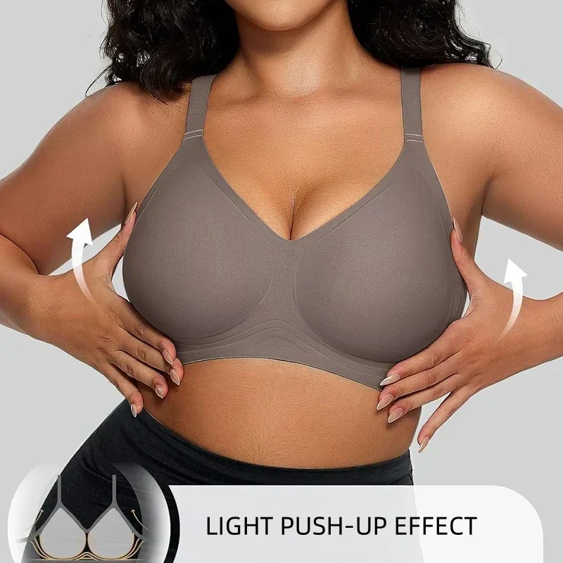 ⏳LAST DAY SALE 50%!!⚡50K+ SOLD!💖COMFORTABLE WIRELESS FULL COVERAGE JELLY SMOOTHING BRA - Image 4