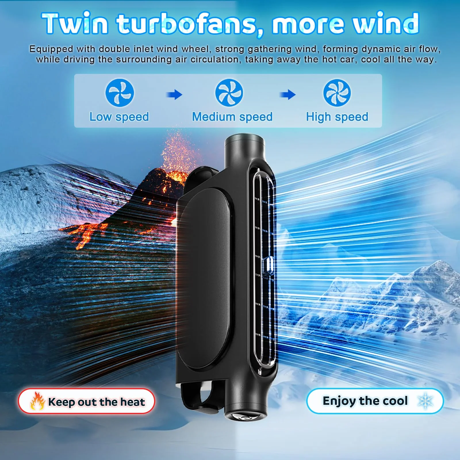 🌞Summer Time Deal 49% OFF🔥🔥Car Seat Cooling Fan❄️ - Image 3