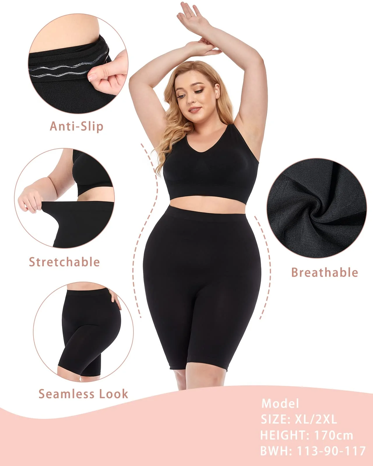 🔥LAST DAY 50% OFF💃Upgrade High Waisted Tummy Control Hip Lift Pants - Image 9