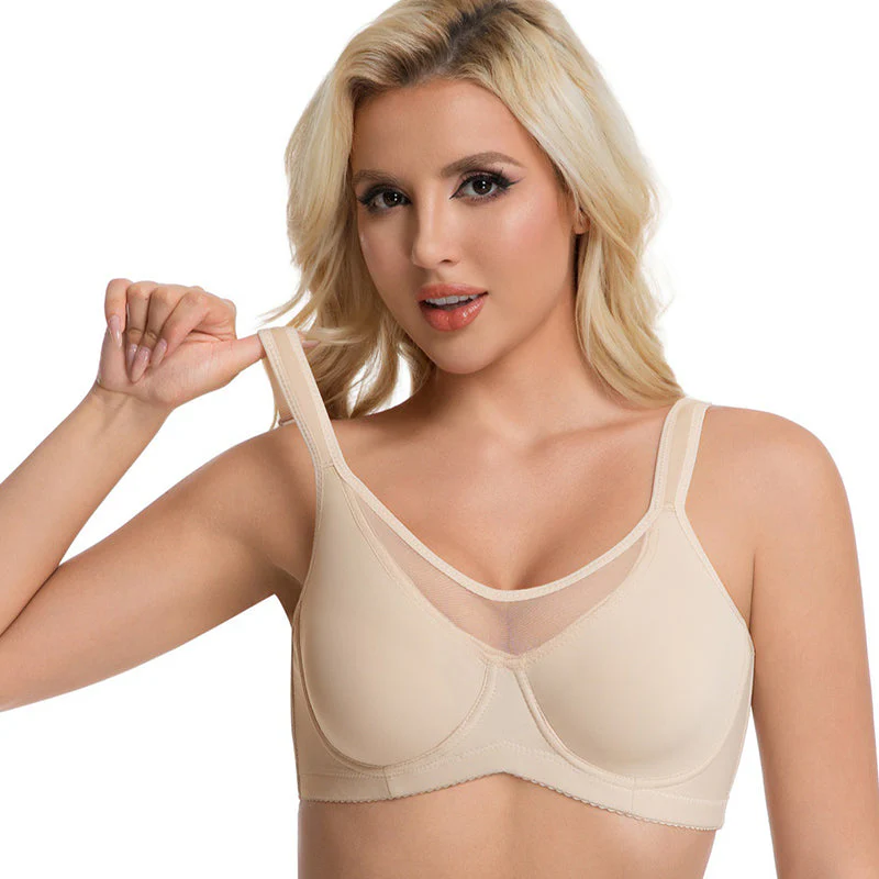 🏆 Last Day Special Price £9.99! 💐Women's Elegant Sheer Full Coverage Plus Size Bra - Image 15