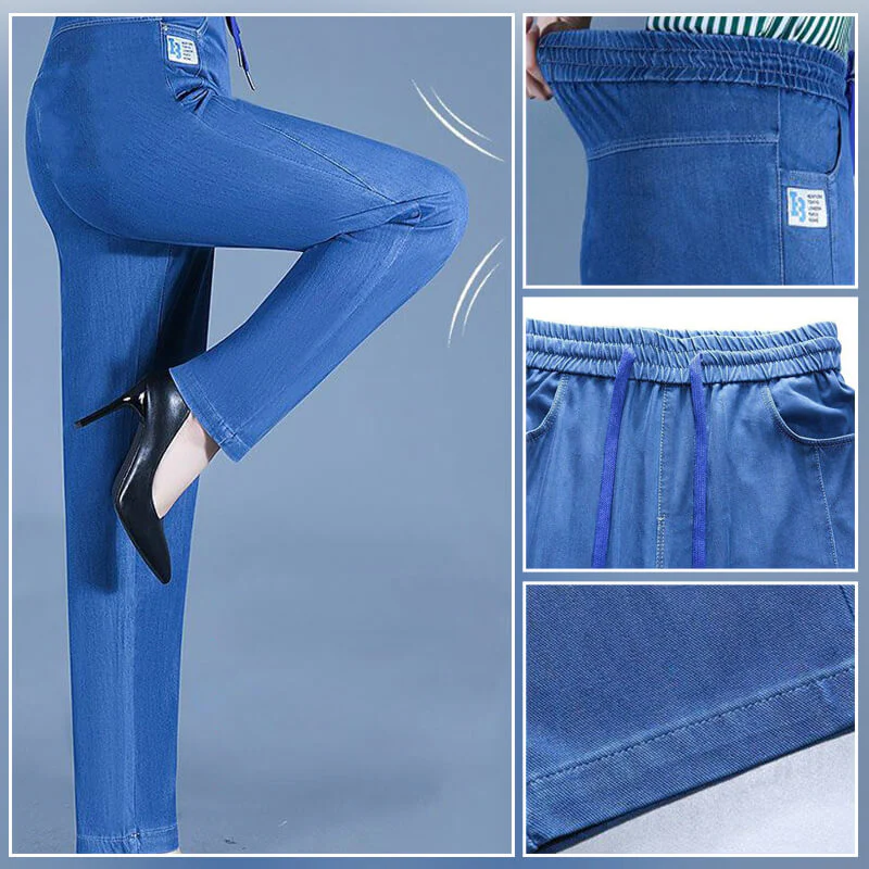 🔥🌷LAST DAY SPECIAL PRICE: £12.99!!💖High Waist Ultra-Stretch Mom Jeans - Image 19