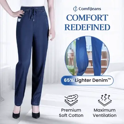 🔥🌷LAST DAY SPECIAL PRICE: £12.99!!💖High Waist Ultra-Stretch Mom Jeans - Image 6