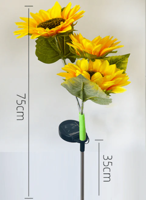 ⏳Limited-time 50% off🌞Solar LED Sunflower Garden Lights-29.6inch/75cm - Image 2