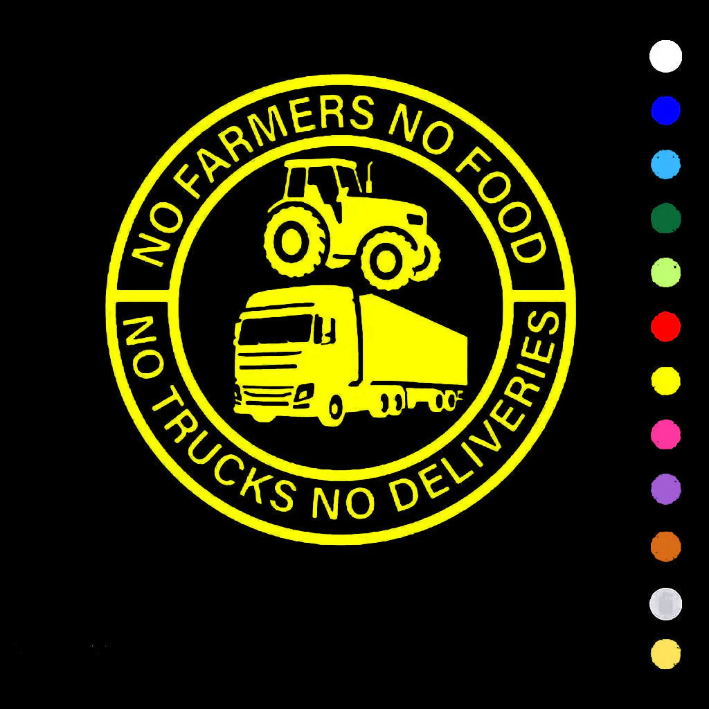 🚜 50% OFF NOW! ✨ No Farmers No Food Sticker – High-Quality Vinyl, Waterproof Decal & Easy to Apply 📦🌾 - Image 2