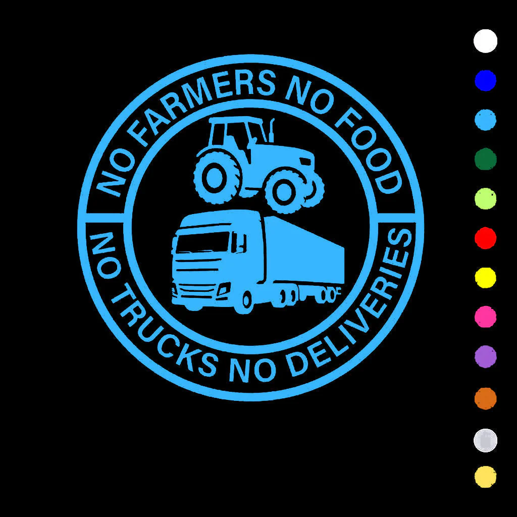 🚜 50% OFF NOW! ✨ No Farmers No Food Sticker – High-Quality Vinyl, Waterproof Decal & Easy to Apply 📦🌾 - Image 3