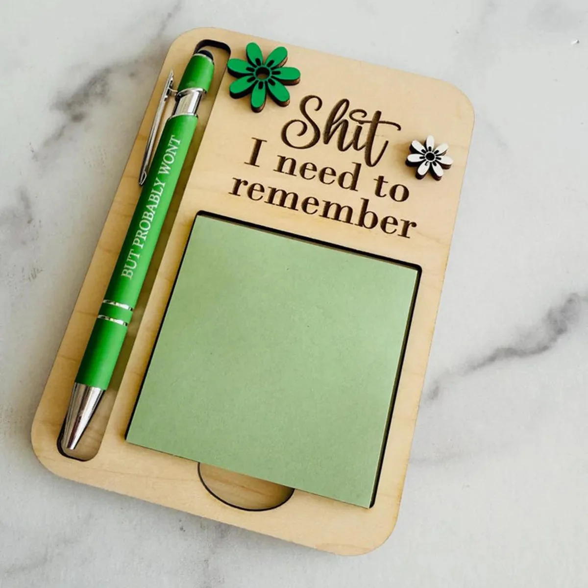 🏆LIMITED TIME SALE 49% OFF📚The "Shit I Need to Remember" Sticky Note Holder - Image 5