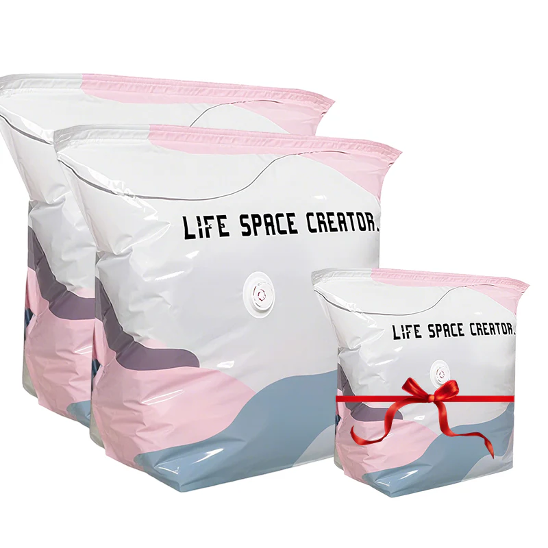 🥳LAST DAY BUY 2 GET 1 FREE!!💞50K+ SOLD!🧳💨 No‑Pump Vacuum Storage Bags – Press & seal, no pump needed. Saves 80% space, keeps clothes dry & dust‑free. Perfect for bulky bedding & off‑season gear. 🛏️🗄️ - Image 16