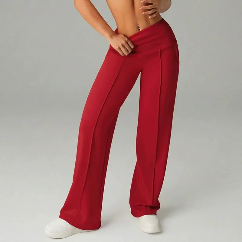 💗LAST DAY SALE 50% OFF⚡50K+ SOLD💕Women's Plain Loose Straight Leg Pants - Image 13