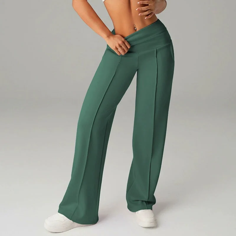 💗LAST DAY SALE 50% OFF⚡50K+ SOLD💕Women's Plain Loose Straight Leg Pants - Image 16