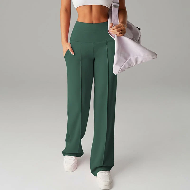 💗LAST DAY SALE 50% OFF⚡50K+ SOLD💕Women's Plain Loose Straight Leg Pants - Image 17