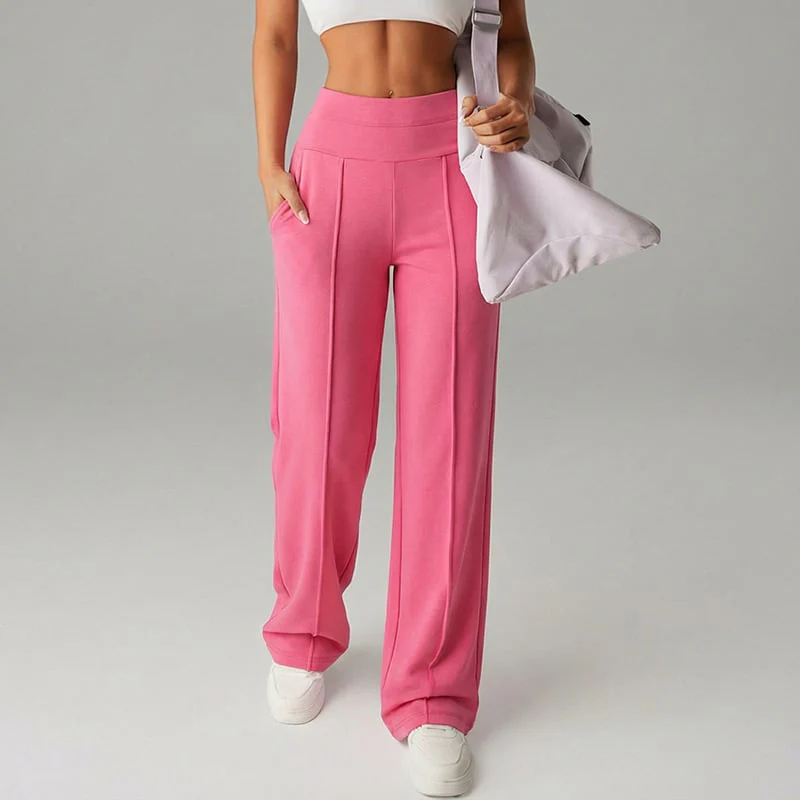 💗LAST DAY SALE 50% OFF⚡50K+ SOLD💕Women's Plain Loose Straight Leg Pants - Image 20