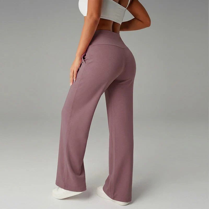 💗LAST DAY SALE 50% OFF⚡50K+ SOLD💕Women's Plain Loose Straight Leg Pants - Image 25