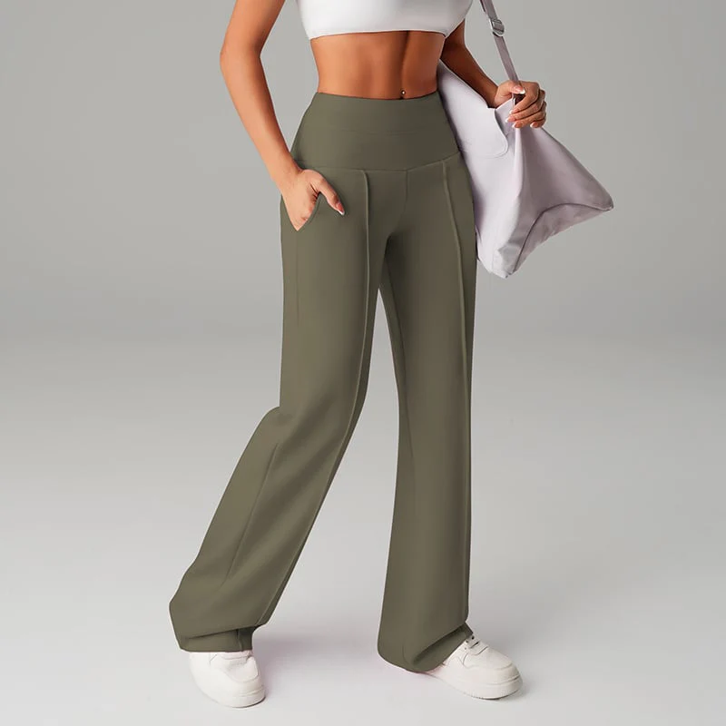 💗LAST DAY SALE 50% OFF⚡50K+ SOLD💕Women's Plain Loose Straight Leg Pants - Image 29