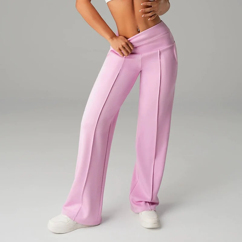 💗LAST DAY SALE 50% OFF⚡50K+ SOLD💕Women's Plain Loose Straight Leg Pants - Image 4