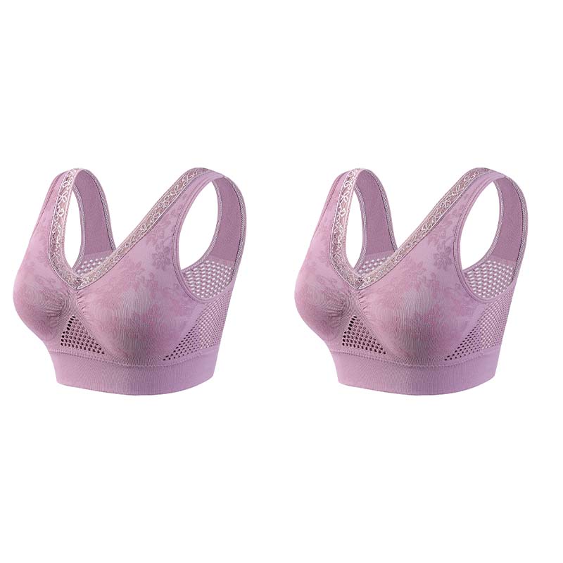【✨1+1 Free - 2 Pcs】🏆Pure Cotton Buttonless Comfy Lifting Bra - Image 11