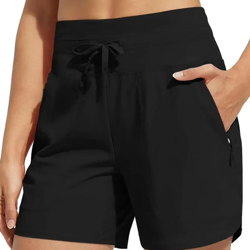 🌞🏊Summer Essentials 50% OFF🧊Women's High-Waisted Quick-Dry Swim Shorts - Image 11