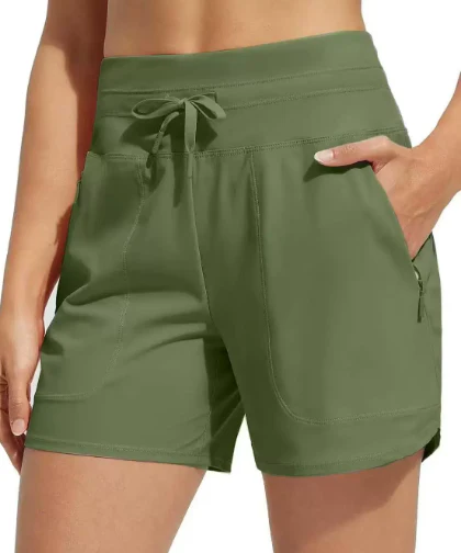 🌞🏊Summer Essentials 50% OFF🧊Women's High-Waisted Quick-Dry Swim Shorts - Image 16