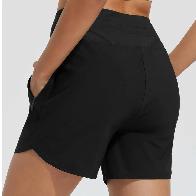 🌞🏊Summer Essentials 50% OFF🧊Women's High-Waisted Quick-Dry Swim Shorts - Image 4