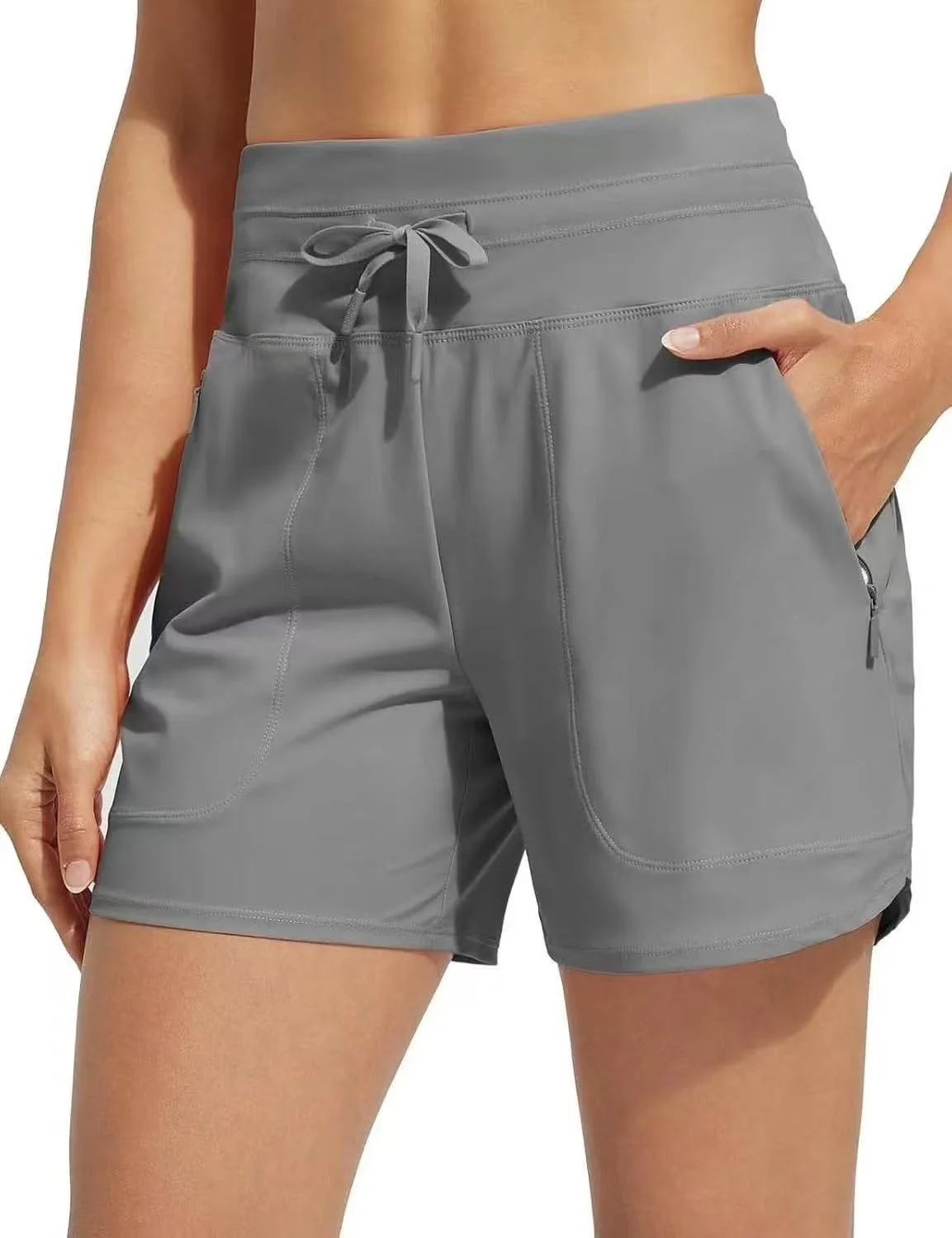 🌞Summer Essentials 50% OFF❄️Women's High-Waisted Quick-Dry Swim Shorts - Image 14